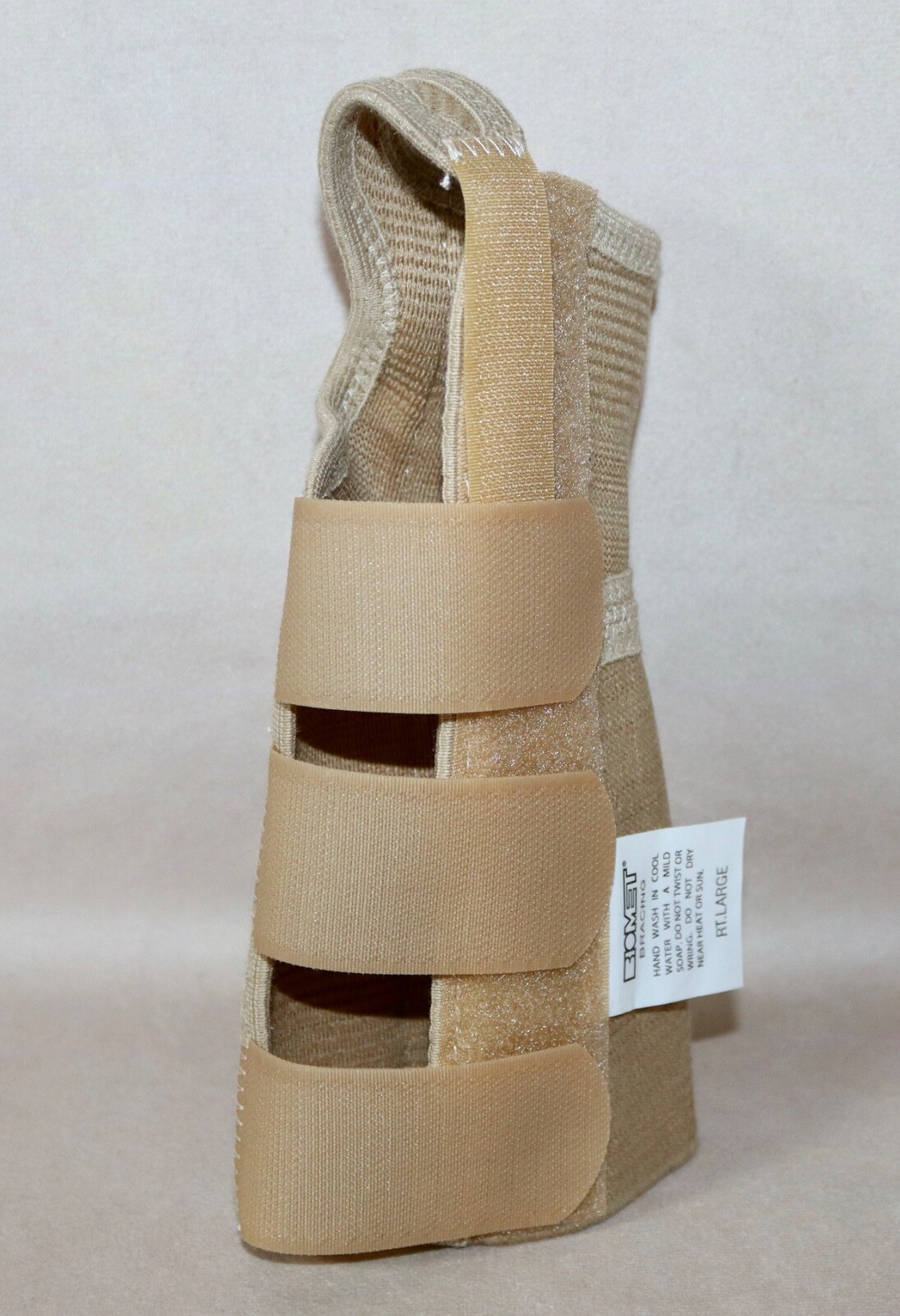 Biomet Bracing Elasto Fit Wrist Support ~ Adult Right Large ~ Beige #204115 NEW