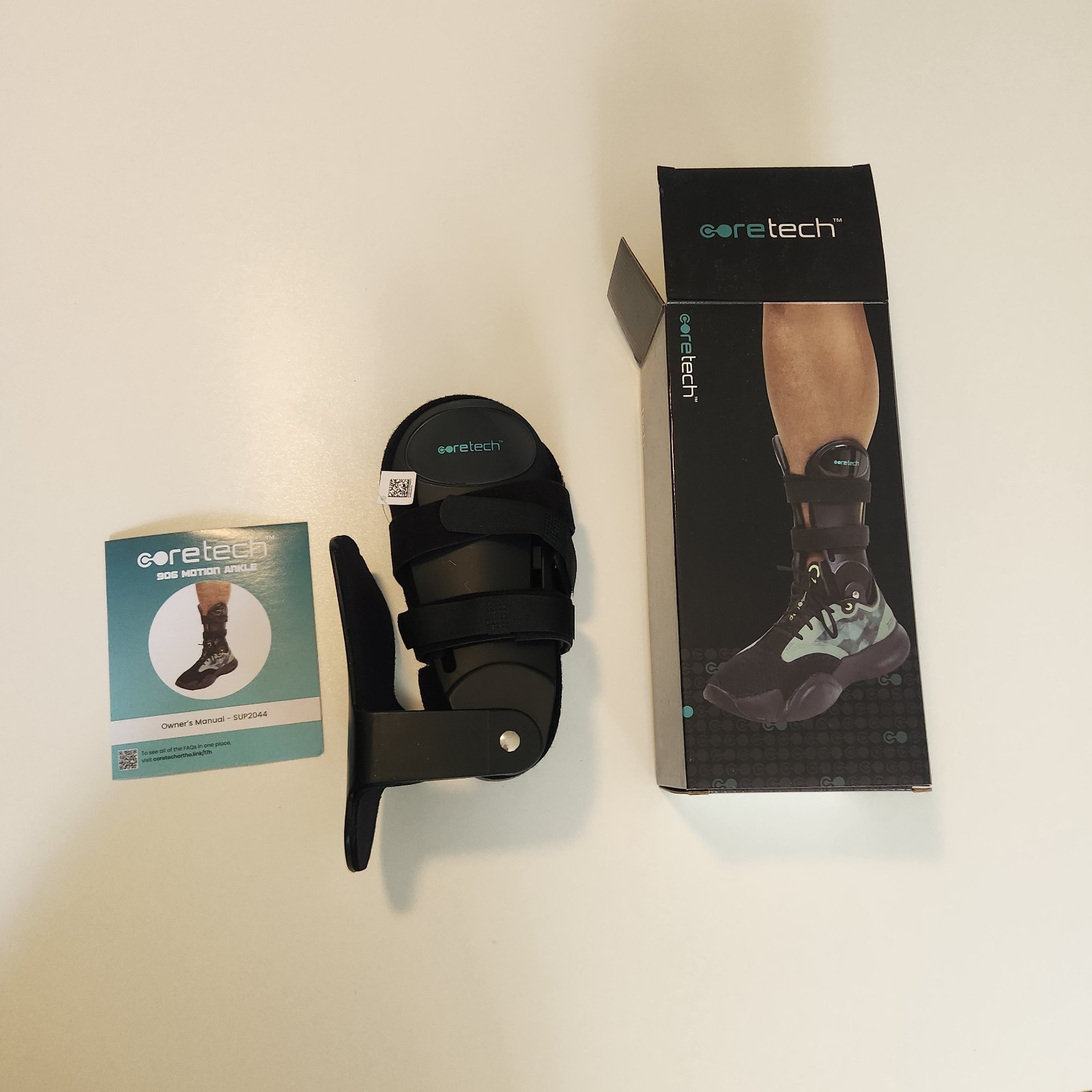Coretech 906 Motion Ankle Brace by Vive Health Right Medium SUP2044BLKRM NEW NIB