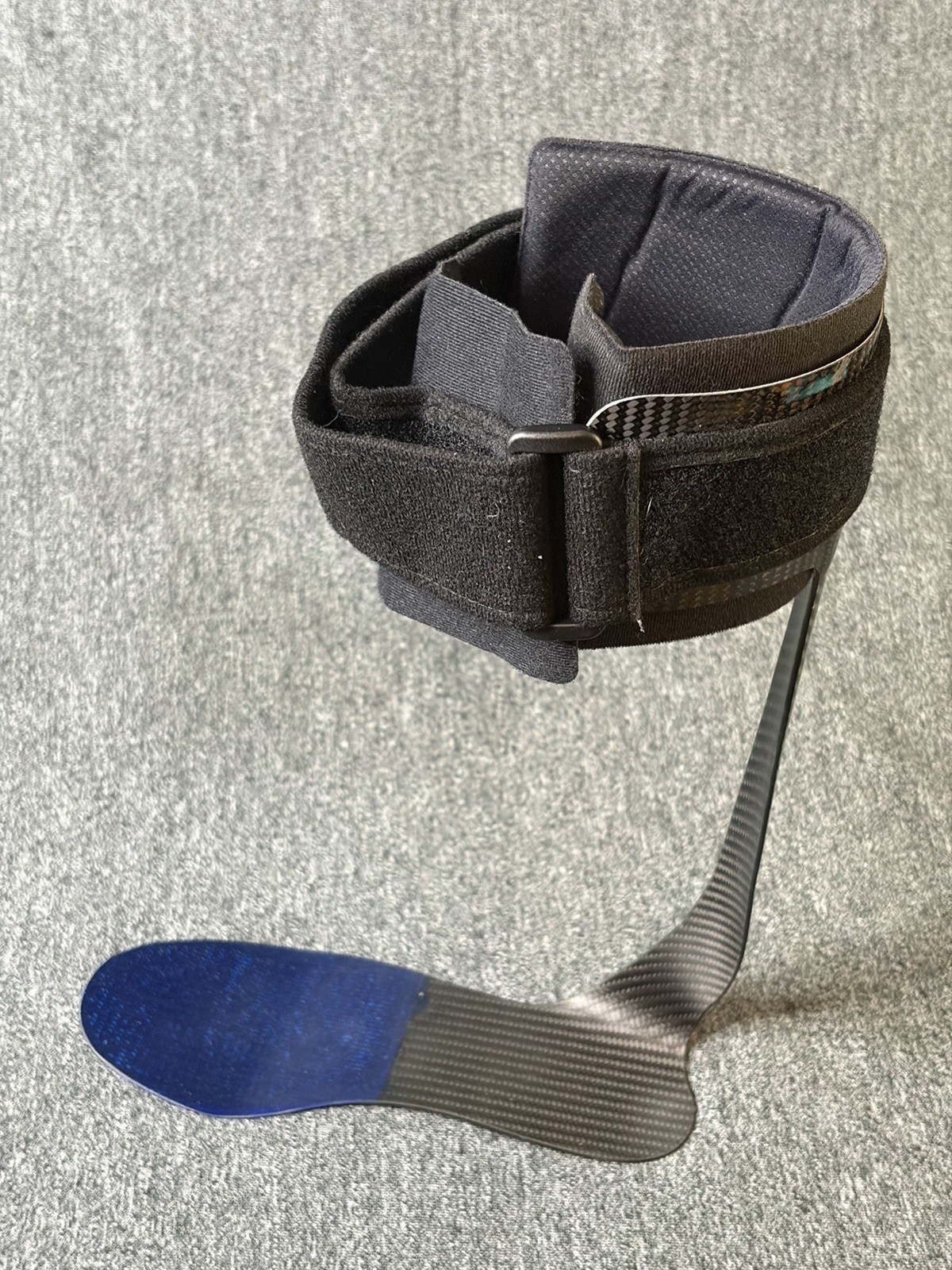 Thuasne SpryStep AFO Right Leg Orthosis Size L U017 02 Black/Blue