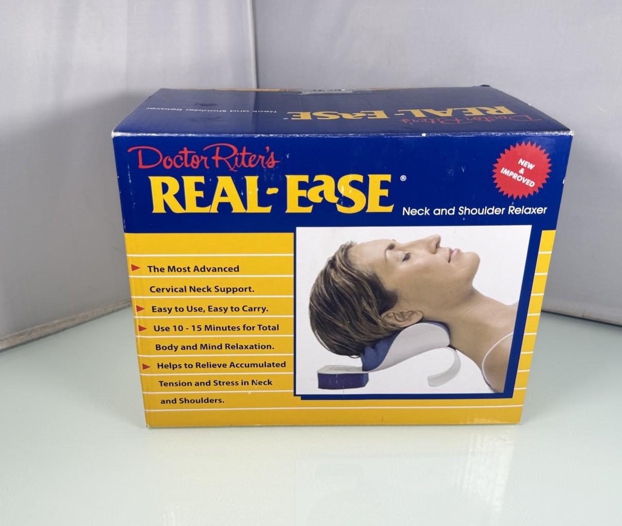 Doctor Riter’s Real Ease Neck Shoulder Relaxer Cervical Support – New & Improved