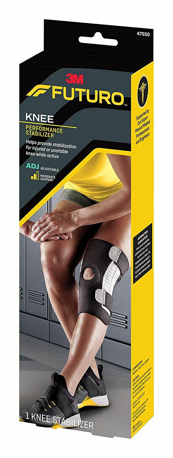 3M Futuro Sport Performance Knee Stabiliser Adjustable Moderate Compression NEW