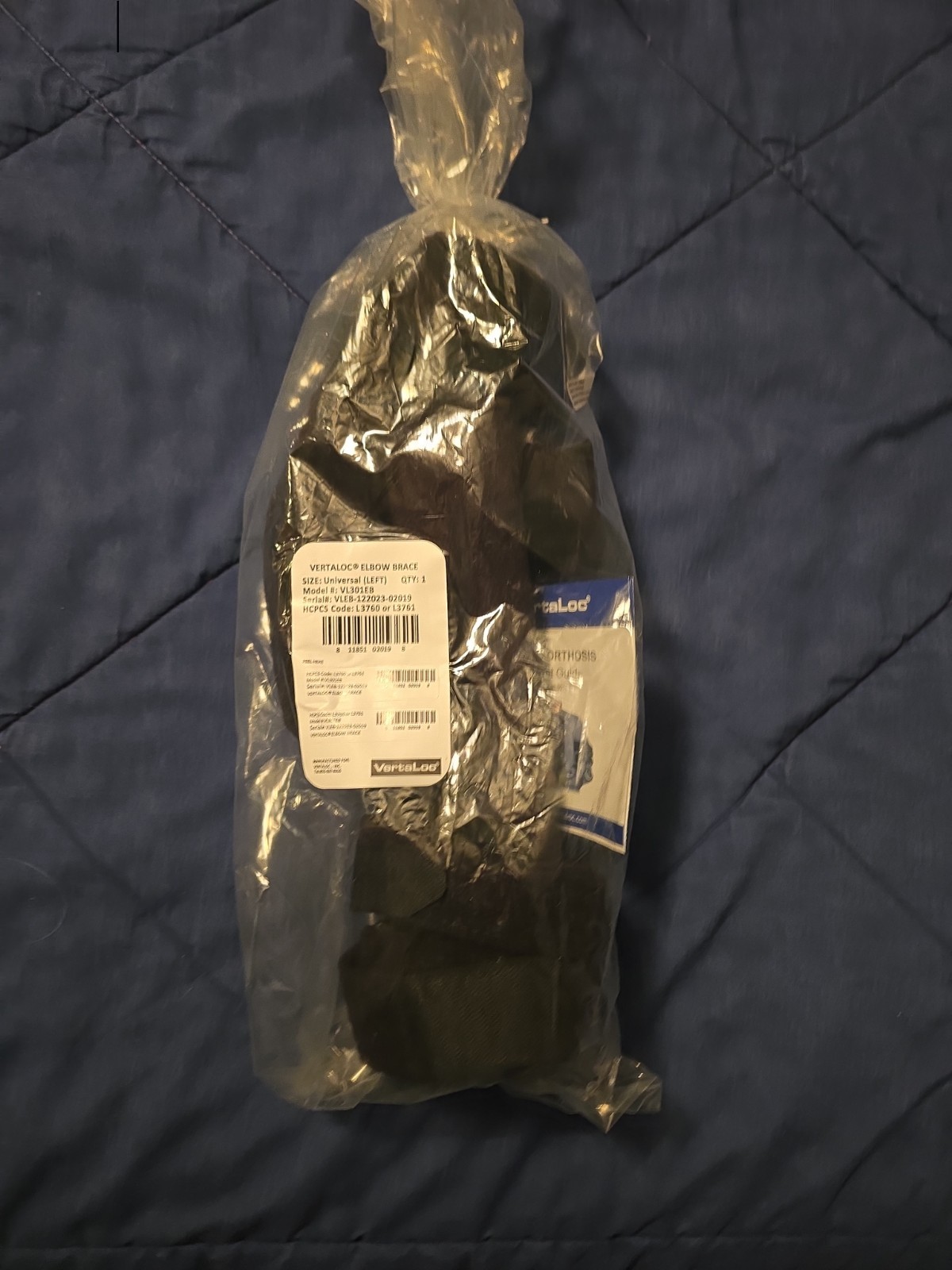 NEW VertaLoc Hinged ROM Left Elbow Brace Support VL301EB Size Universal