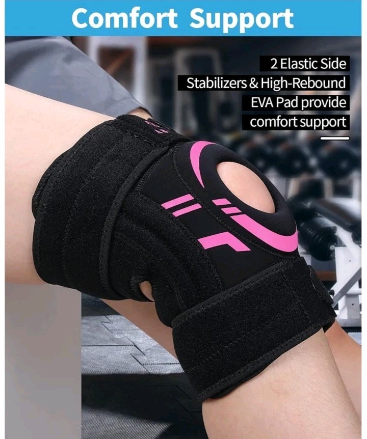 Knee Brace for Men & Women, Maximum Support with Side Stabilizers & Patella Gel