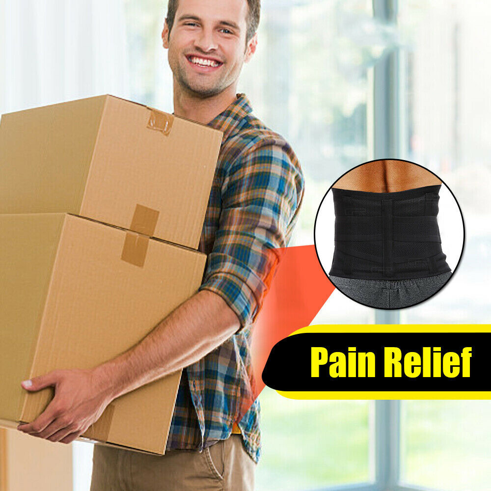 Adjustable Lumbar Support Lower Waist Back Belt Brace Pain Relief Unisex Shaper