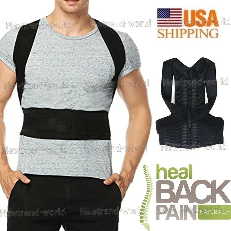 Magnetic Therapy Adult Back Corset Shoulder Lumbar Posture Corrector Bandage