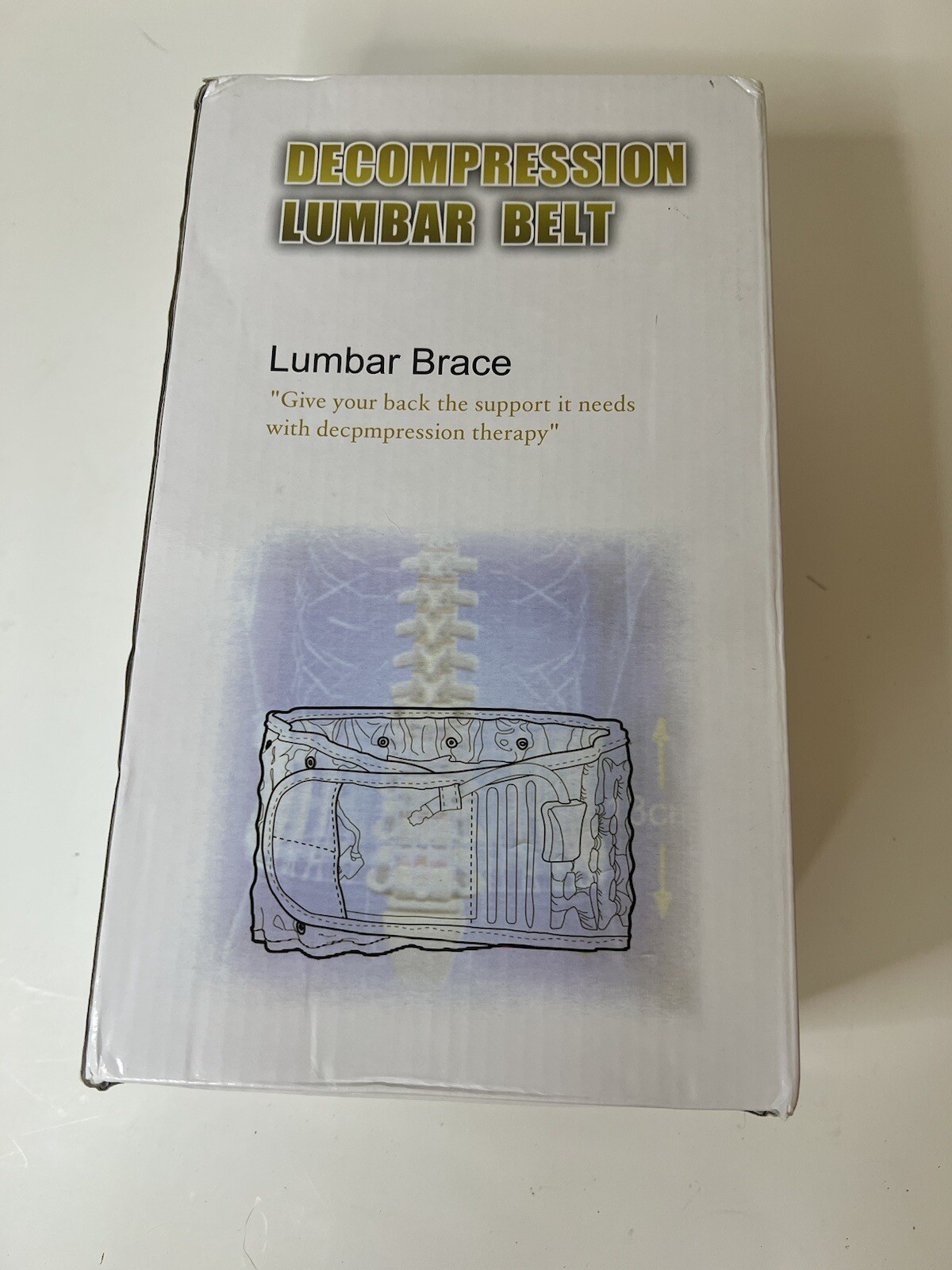 Back Support Lumbar Decompression Belt – Small/Medium/Large