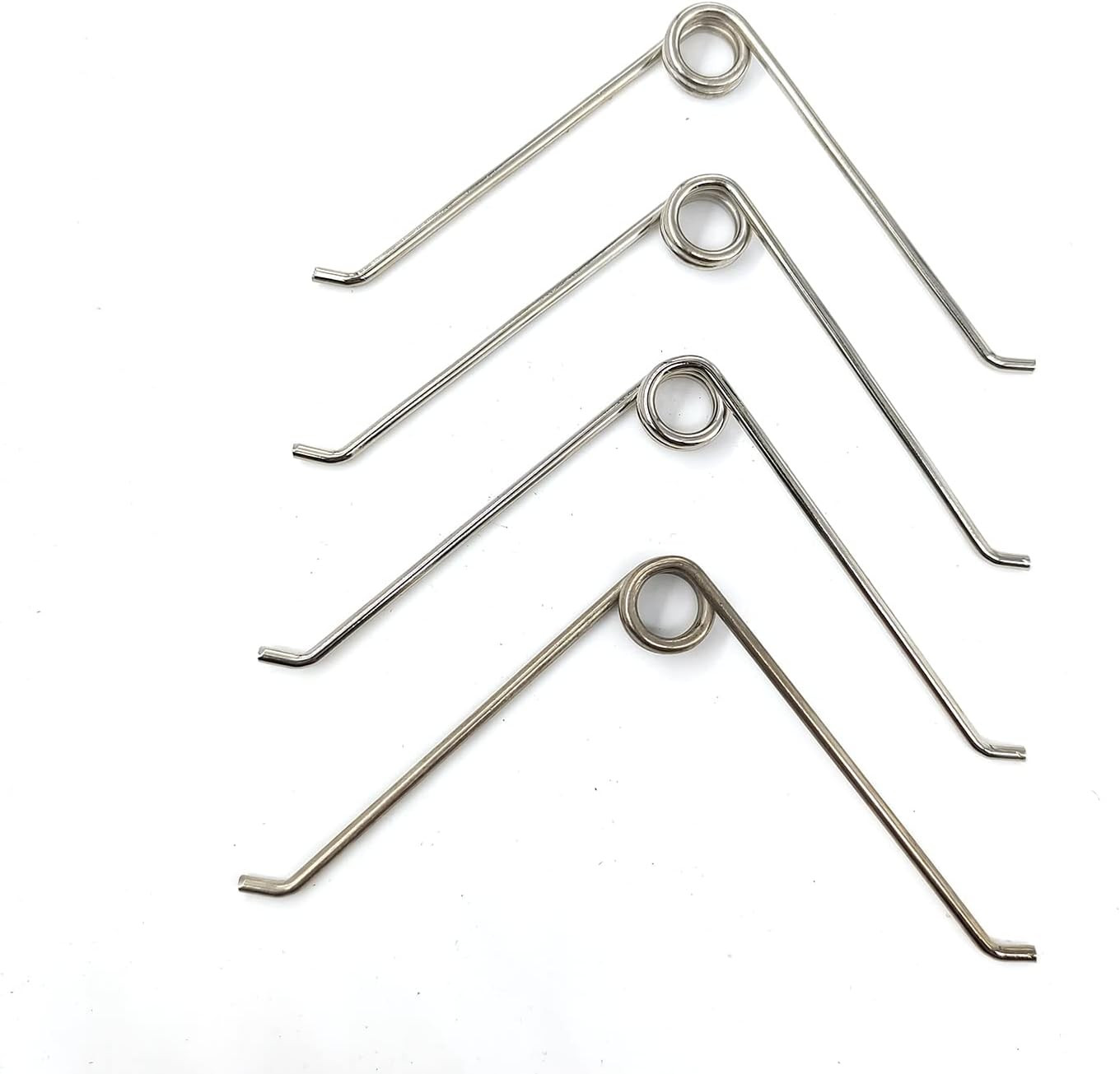 4 Pcs Shears Small Torsion Spring V-Shape Compression Spring for Tools Maintena