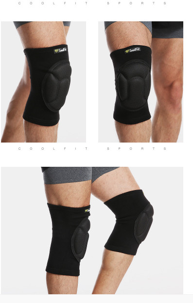 2X Thickening Sponge Knee Brace Support For Sport dancing hip-hop Climbing Work