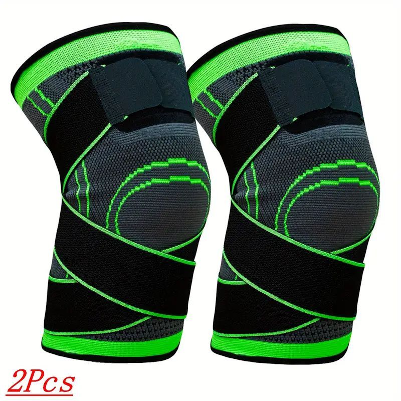 2x Knee Sleeve Compression Support for Arthritis Pain, Running Safety,Men/Women