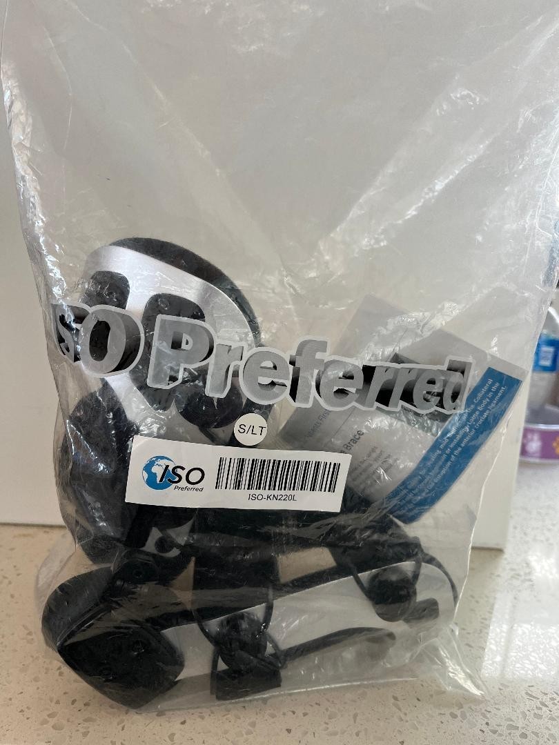 ISO Preferred OA Dual Upright ROM Hinge Knee Brace Post-Op Ligament S/LT New