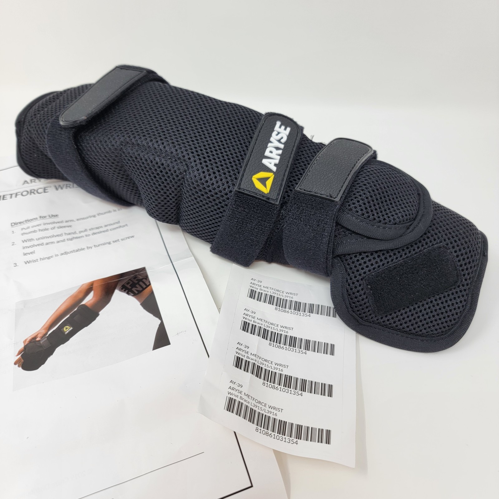 New! Aryse Metforce Adult Wrist Brace AY-39 Right or Left, Size U / Universal
