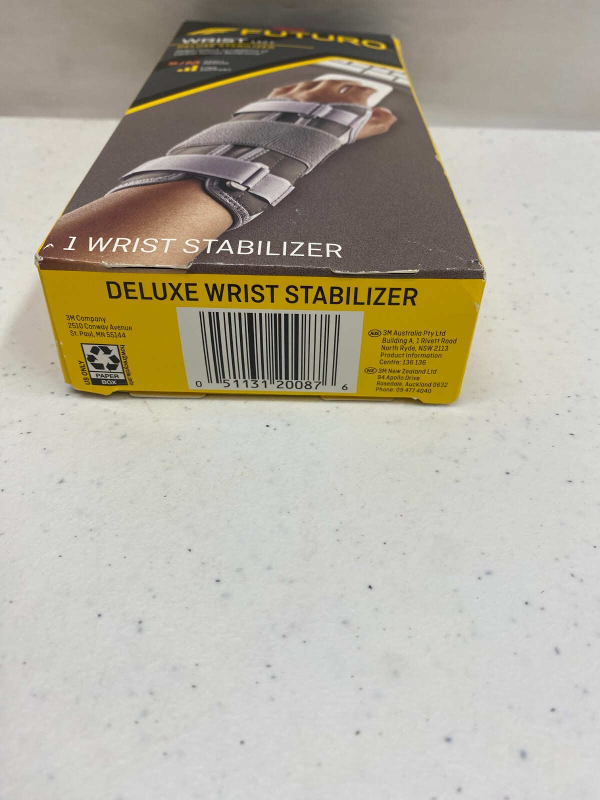 Futuro Left Wrist Deluxe Stabilizer Adjustable Firm Support S/M – New