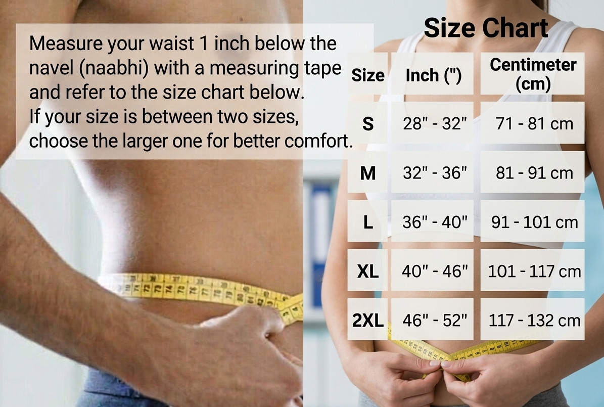 Abdominal Binder Support Wrap / Surgical Binder / Waist Support brace medical