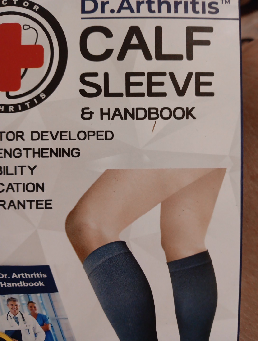 Dr A Calf Sleeve-Size Large & Handbook