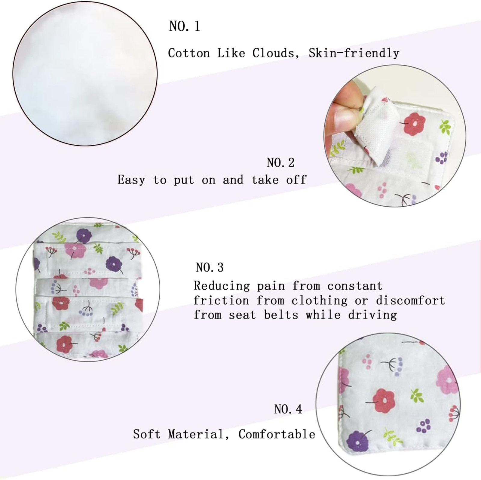 2pcs Bra Strap Protector for Chest Port Post Surgery Pacemaker Pillow for Breast