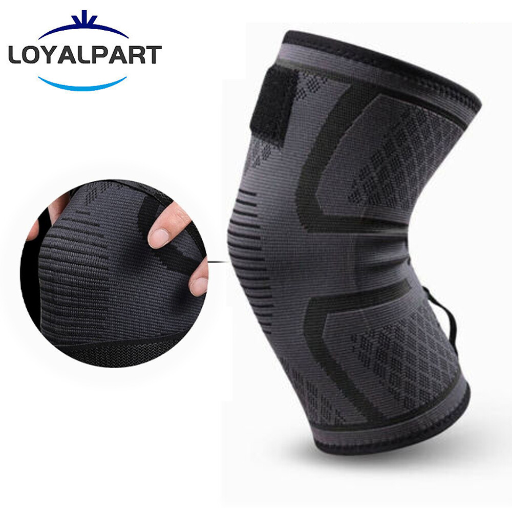 1 Pair Knee Sleeve Compression Brace Support Sport Joint Pain Arthritis Relief