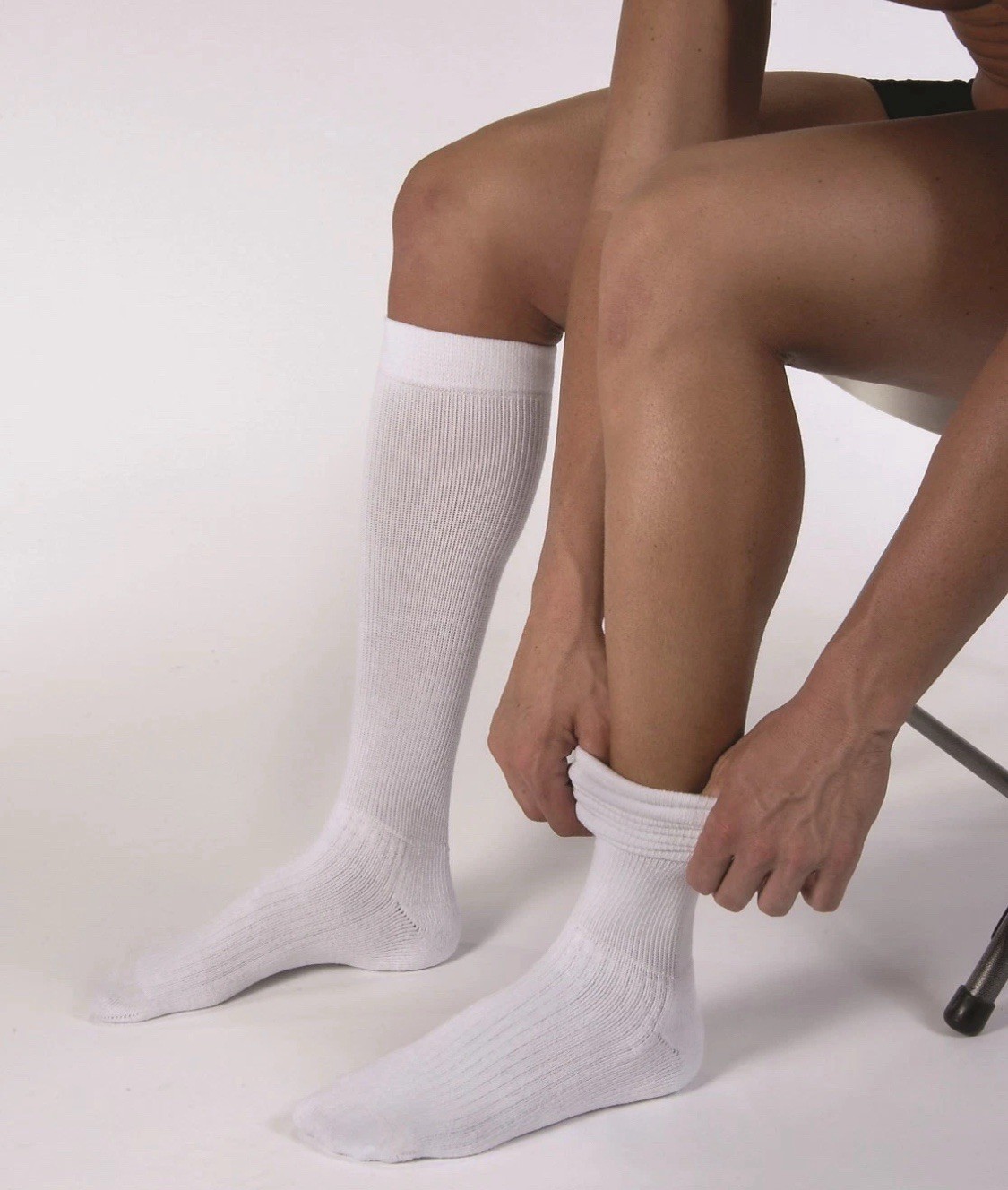 Jobst ActiveWear Compression Knee Socks 15-20 mmhg Supports Athletic Therapeutic