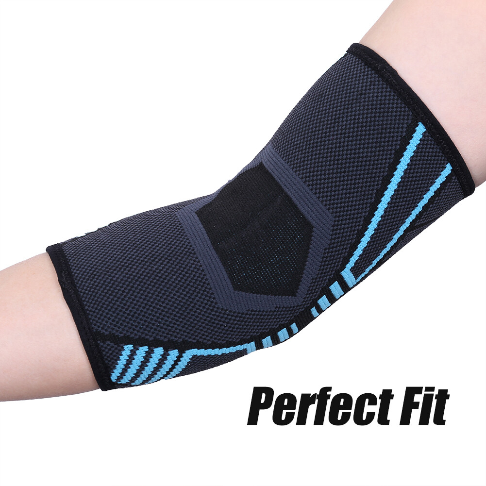 2 Pcs Elbow Brace Compression Support Sleeve Fit Arthritis Tendonitis Joint Pain