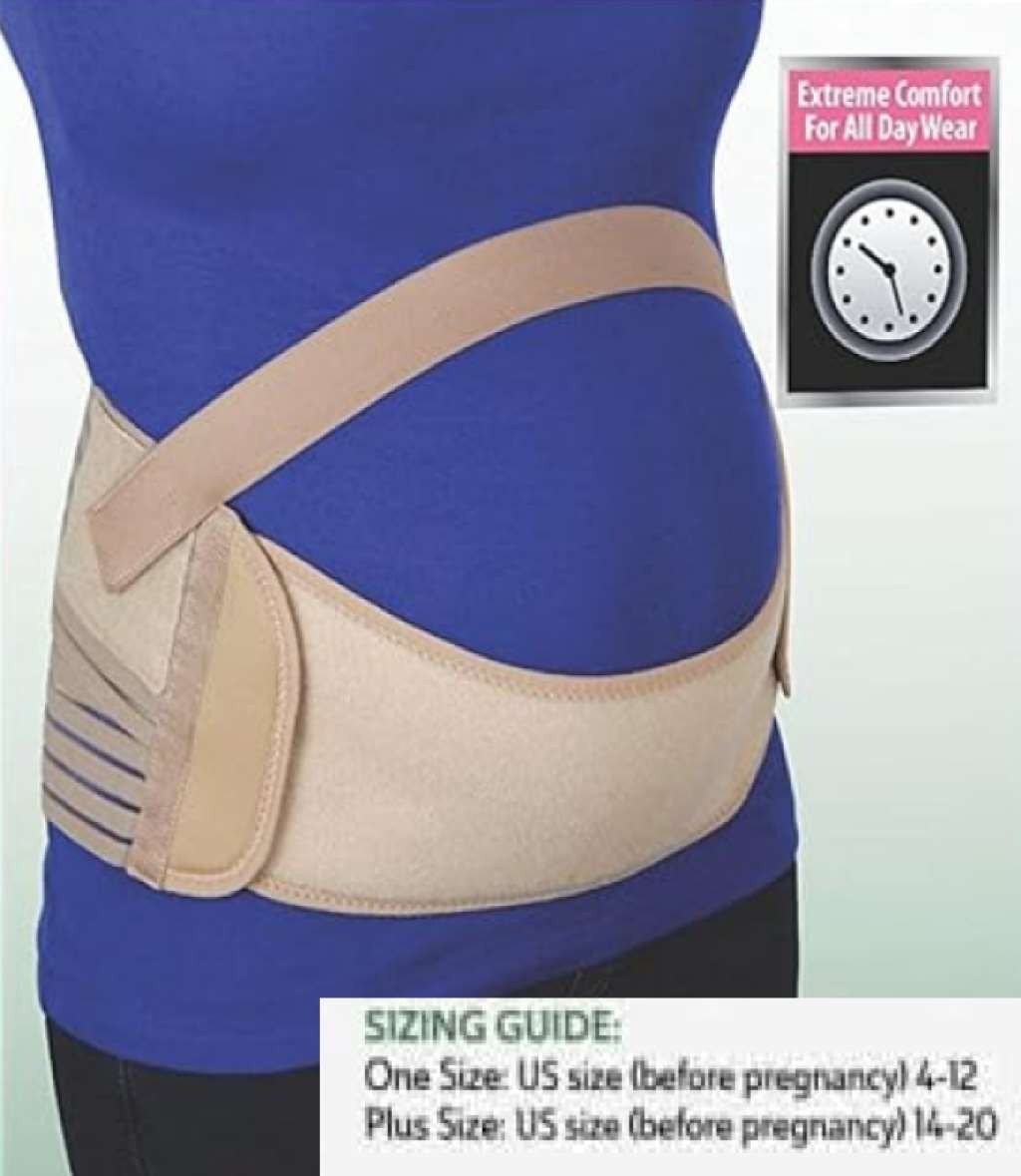 Curad Maternity Belt Beige Medium – Dress size before pregnancy 4-14