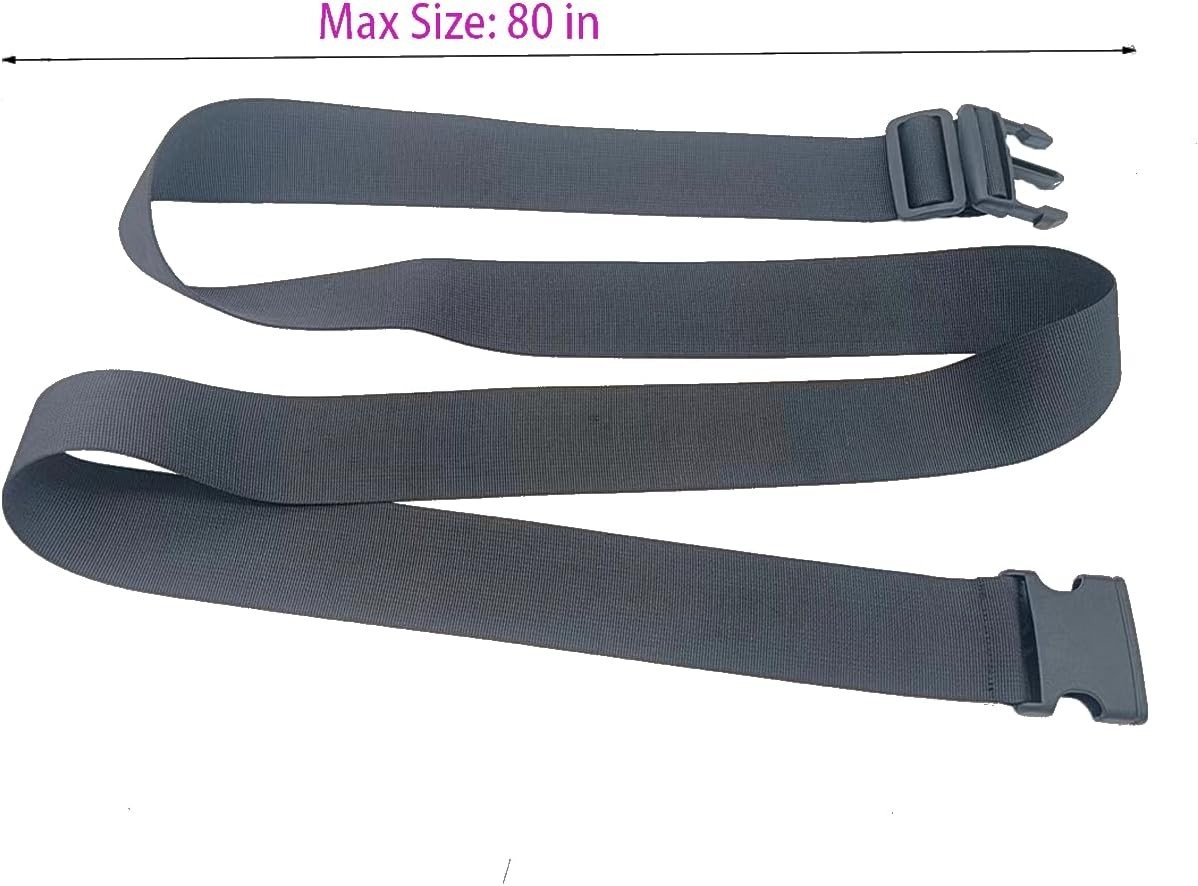 1pac Wheelchair Safety Strap Seat Belt Adjustable Anti-Fall Extra Long Size-S…