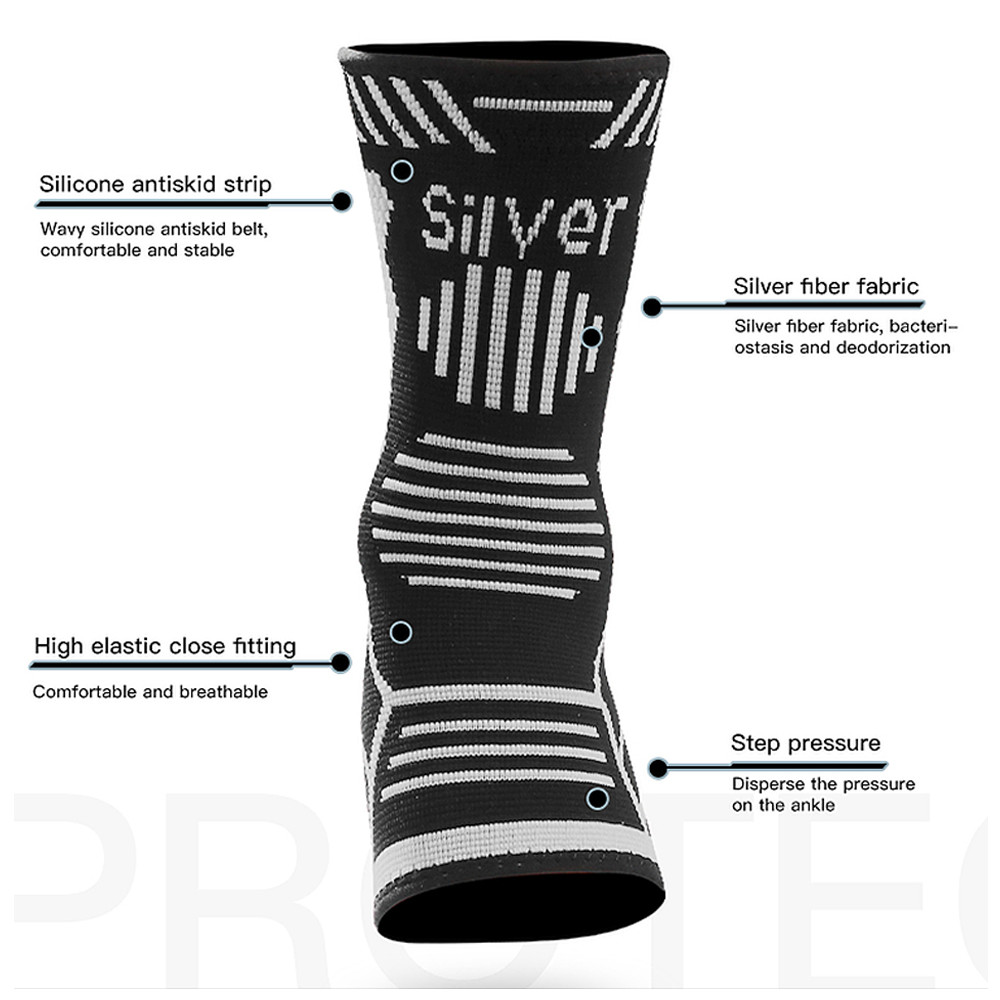 Calf Support Brace Ankle Compression Sleeve Socks Elastic Fasciitis Pain Relief