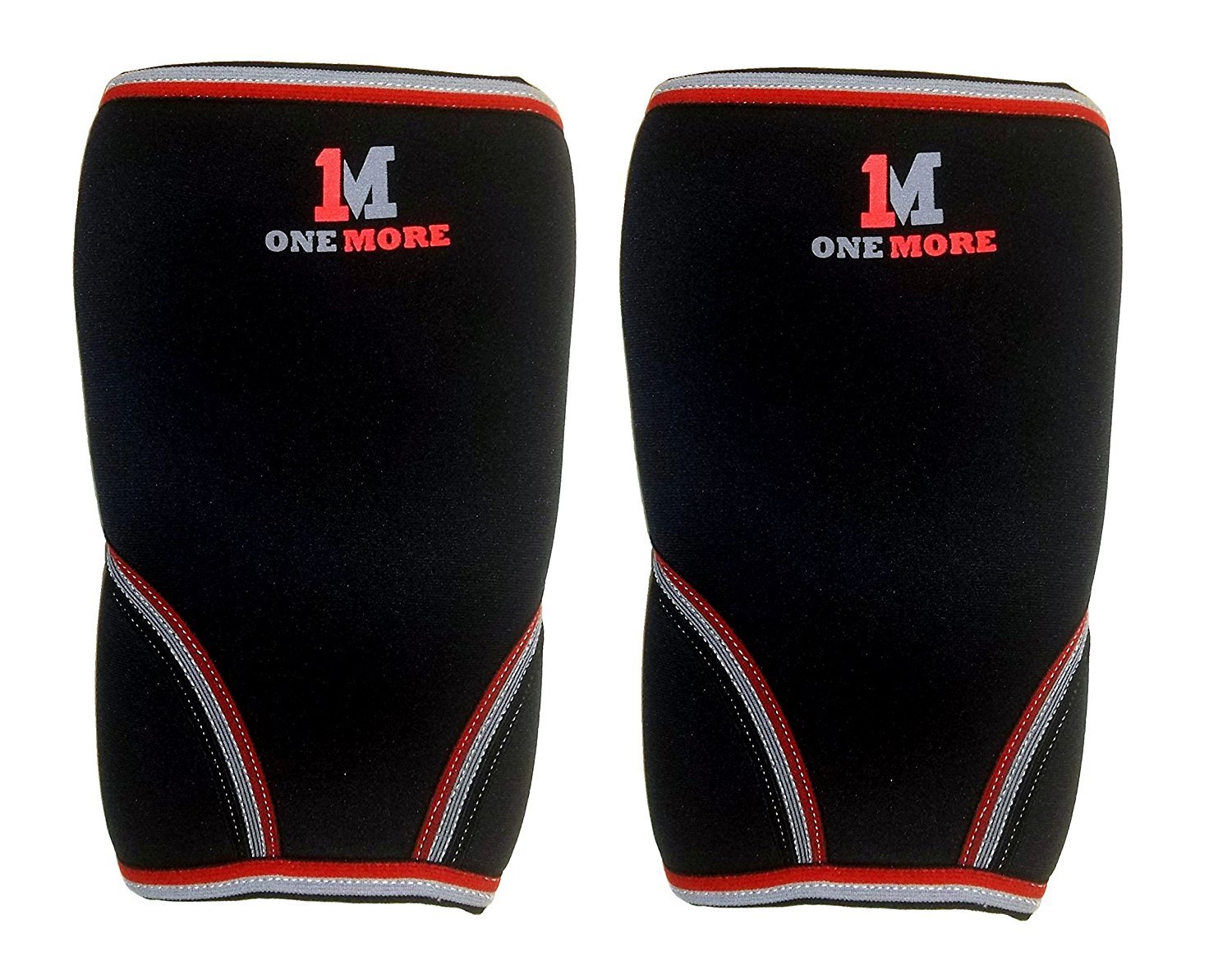 Pair One More 7mm Neoprene Compression Sleeves Knee Pads Crossfit Basketball NWT