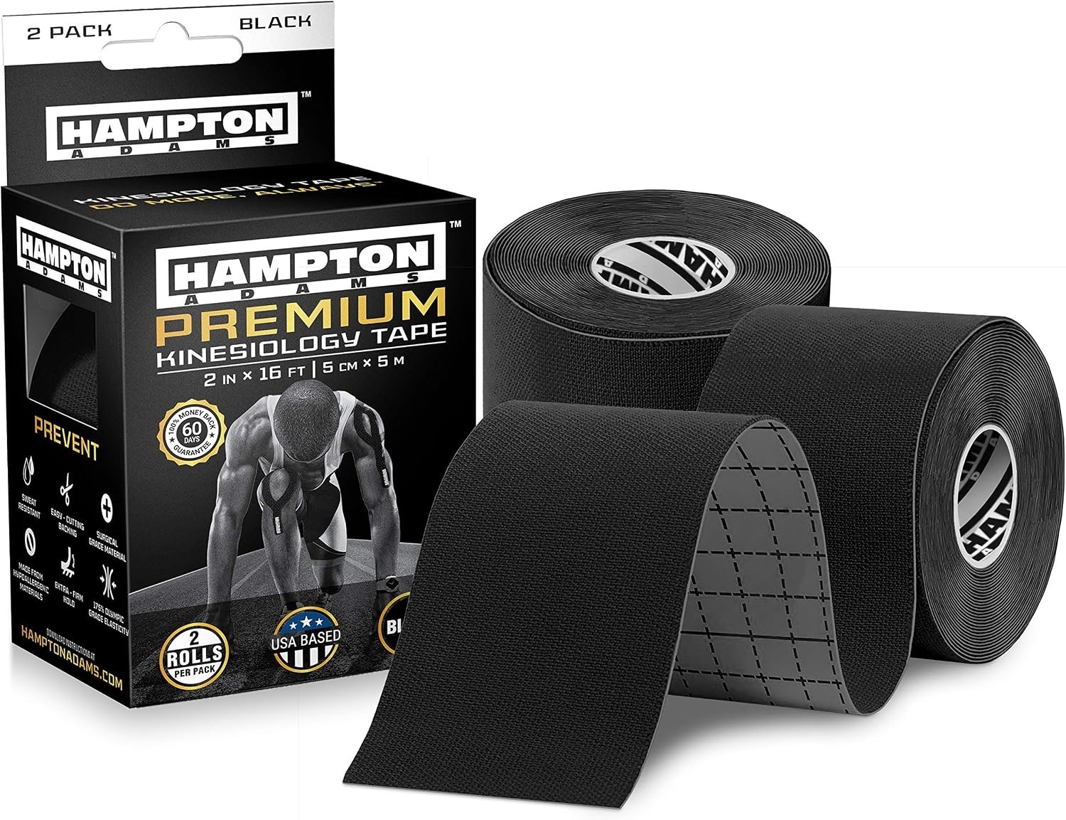 Kinesiology Tape, Uncut Roll, Waterproof Muscle Support | Hypoallergenic, 32 …