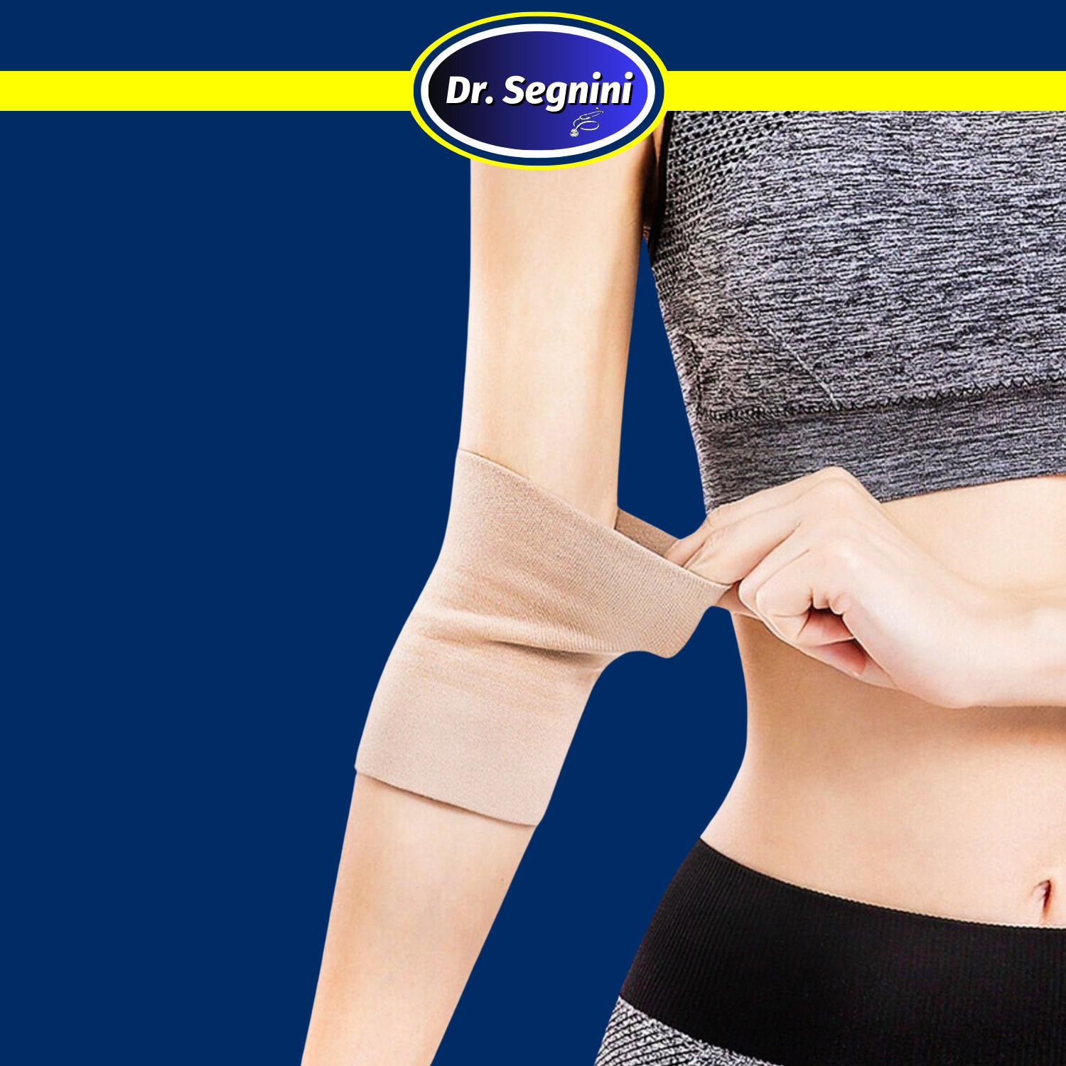 ELBOW BRACE COMPRESSION SUPPORT DOUBLE-LAYER 70% NYLON+30% SPANDEX ✅J9105 ⭐