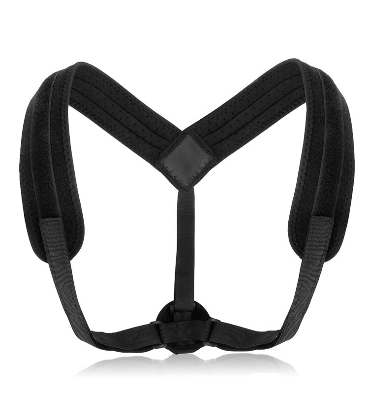 Adjustable Posture Corrector Brace, Women and Men, Relieves Neck and Back Pain