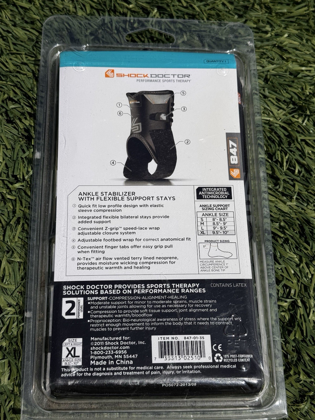 Shock Doctor Ankle Stabilizer Level 2 Extra Large XL
