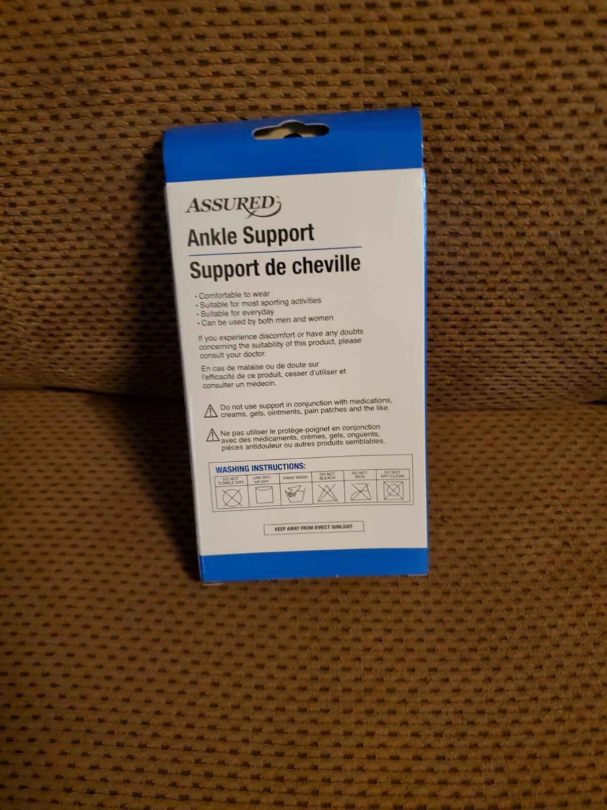 2 pairs Assured Pullover Ankle Support Brace for Men and Women total of 4 NIB