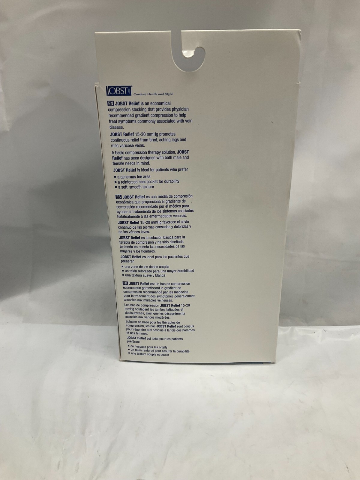 Jobst Relief Compression Knee Stockings 15-20 mmhg Supports Open Toe-*NEW*