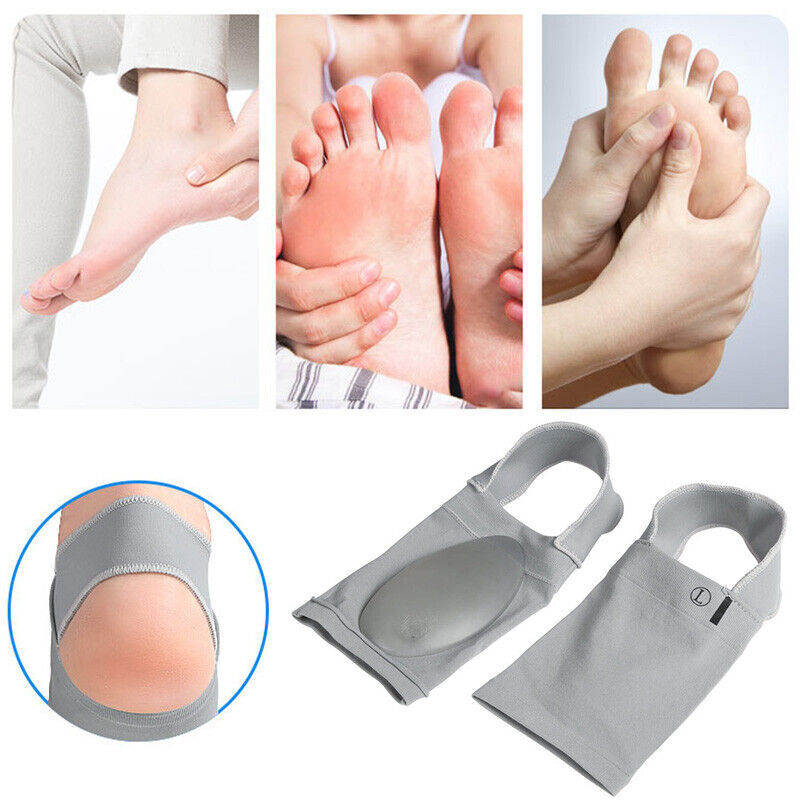 Copper Ankle Brace Compression Sleeve Support Socks Foot Fasciitis Pain Relief
