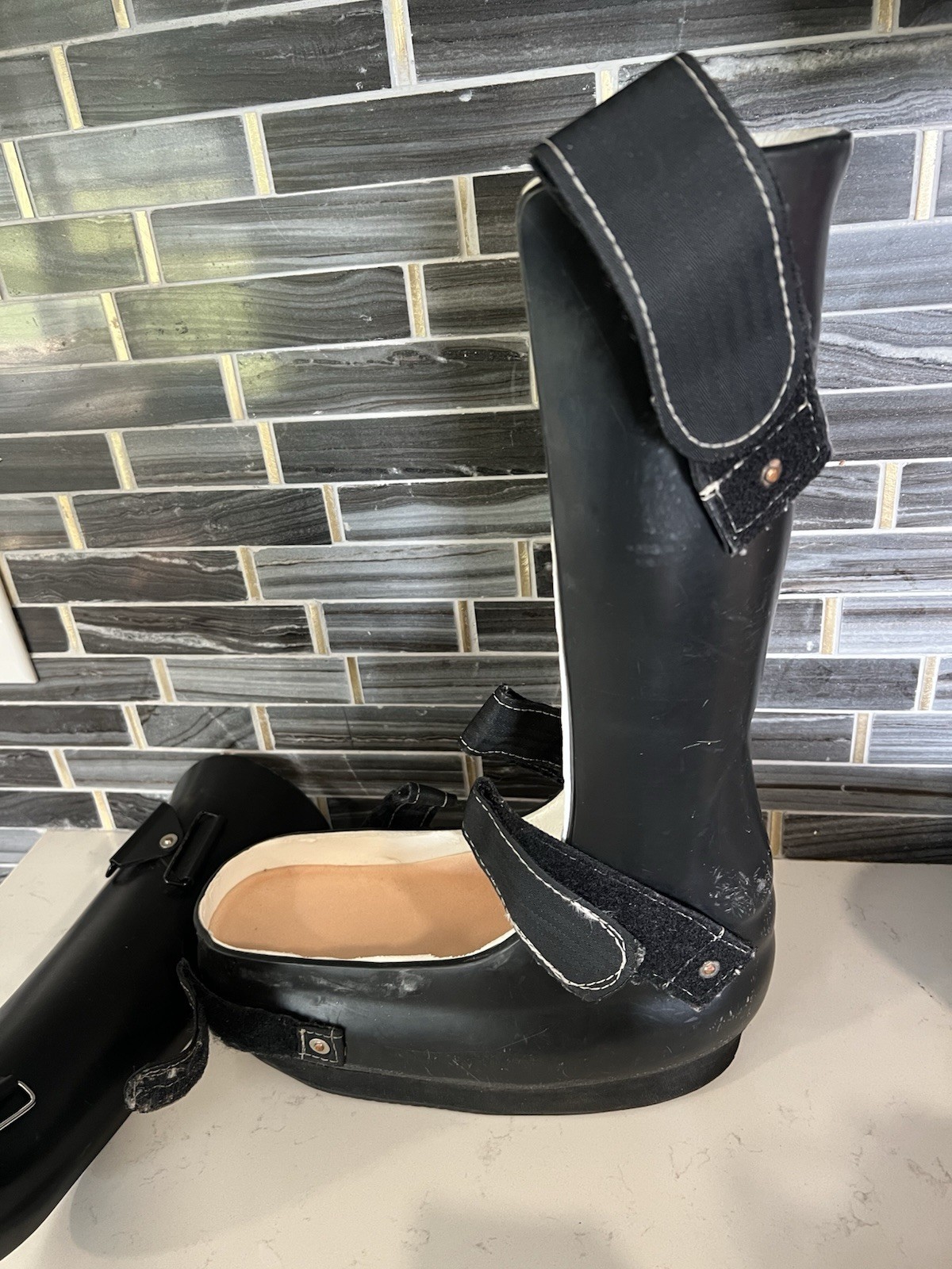 Custom AFO Walking Boot Right Foot Brace See Photos For Measurements And Details
