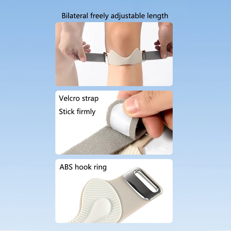 Precision Strap Knee Brace Non Slip Pad Adjustable Breathable Sport Patella Band