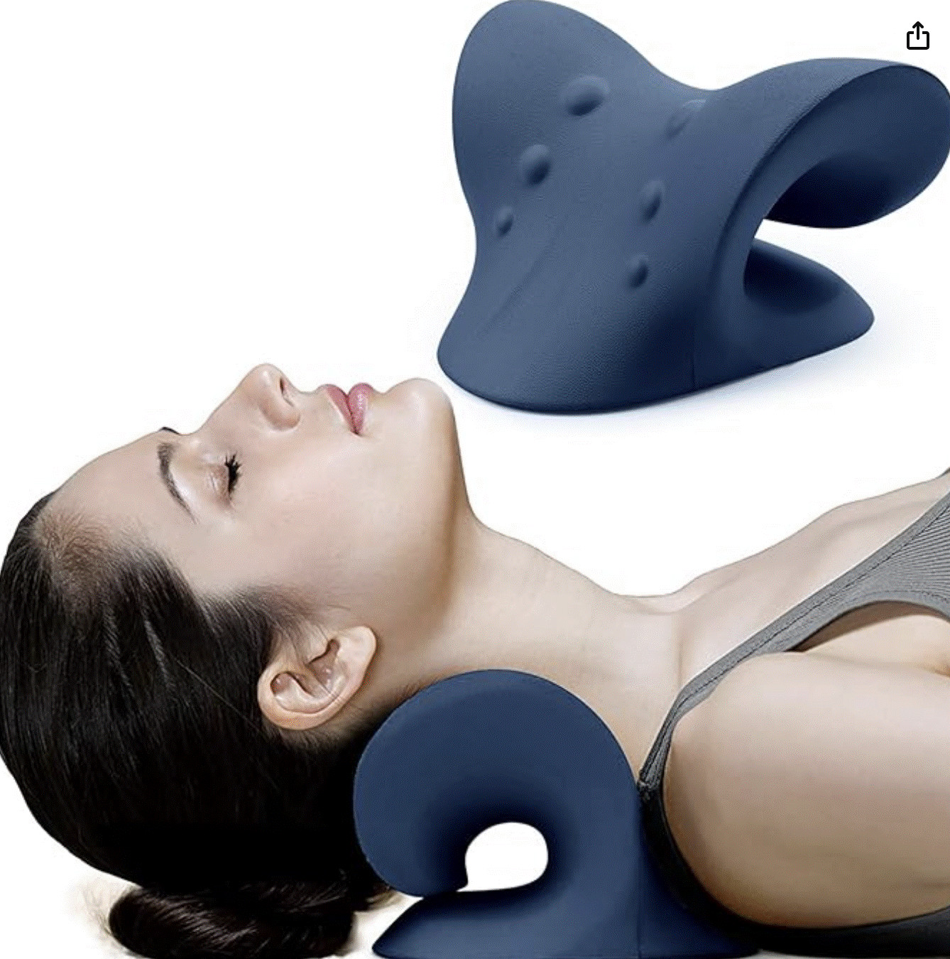 Neck & Shoulder Relaxer Rest Pillow/Neck Stretcher & Cervical Spine Health