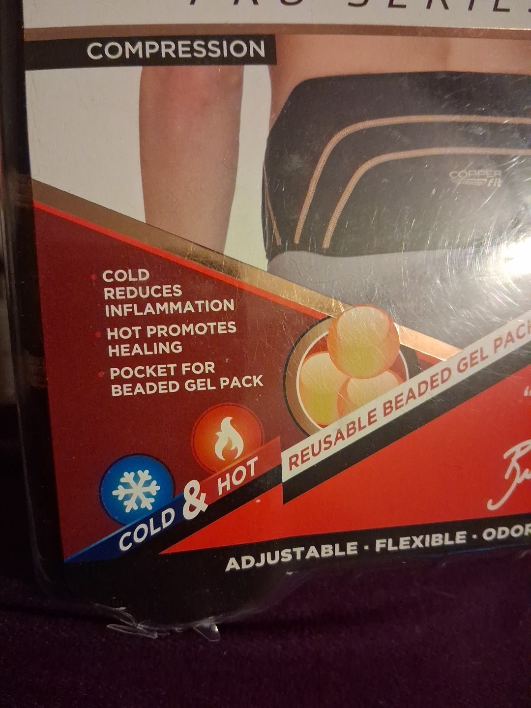 Copper Fit Back Pro Series Compression BACK Support 39″ To 50″ Hot/Cold