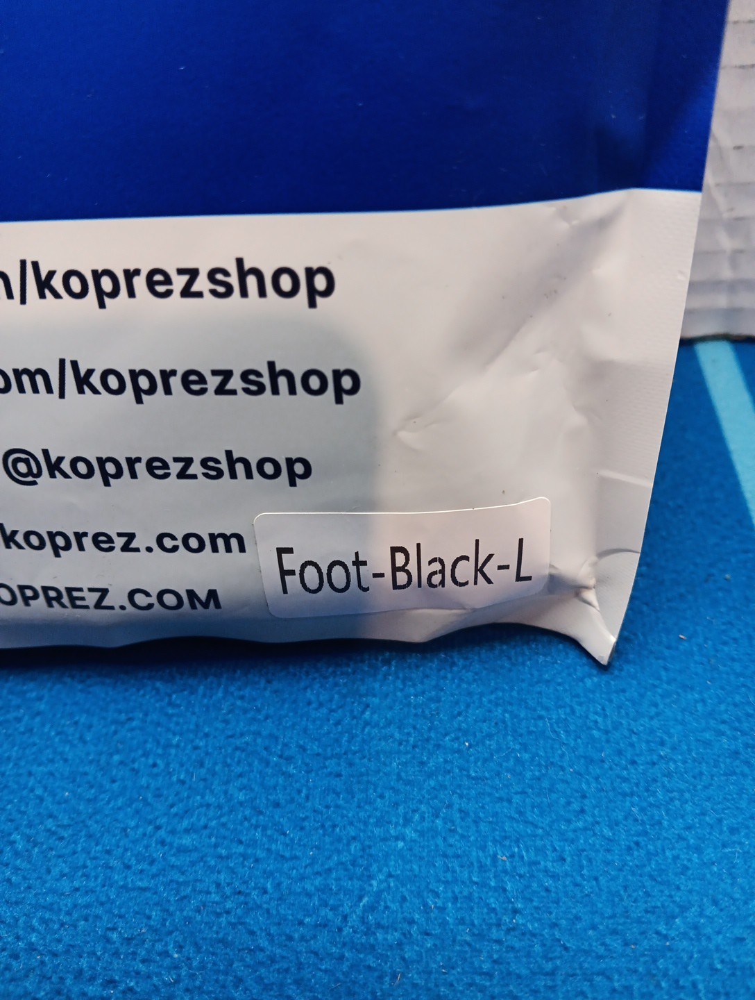 Koprez Size L – Professional Grade Compression Single Foot Sleeve Black