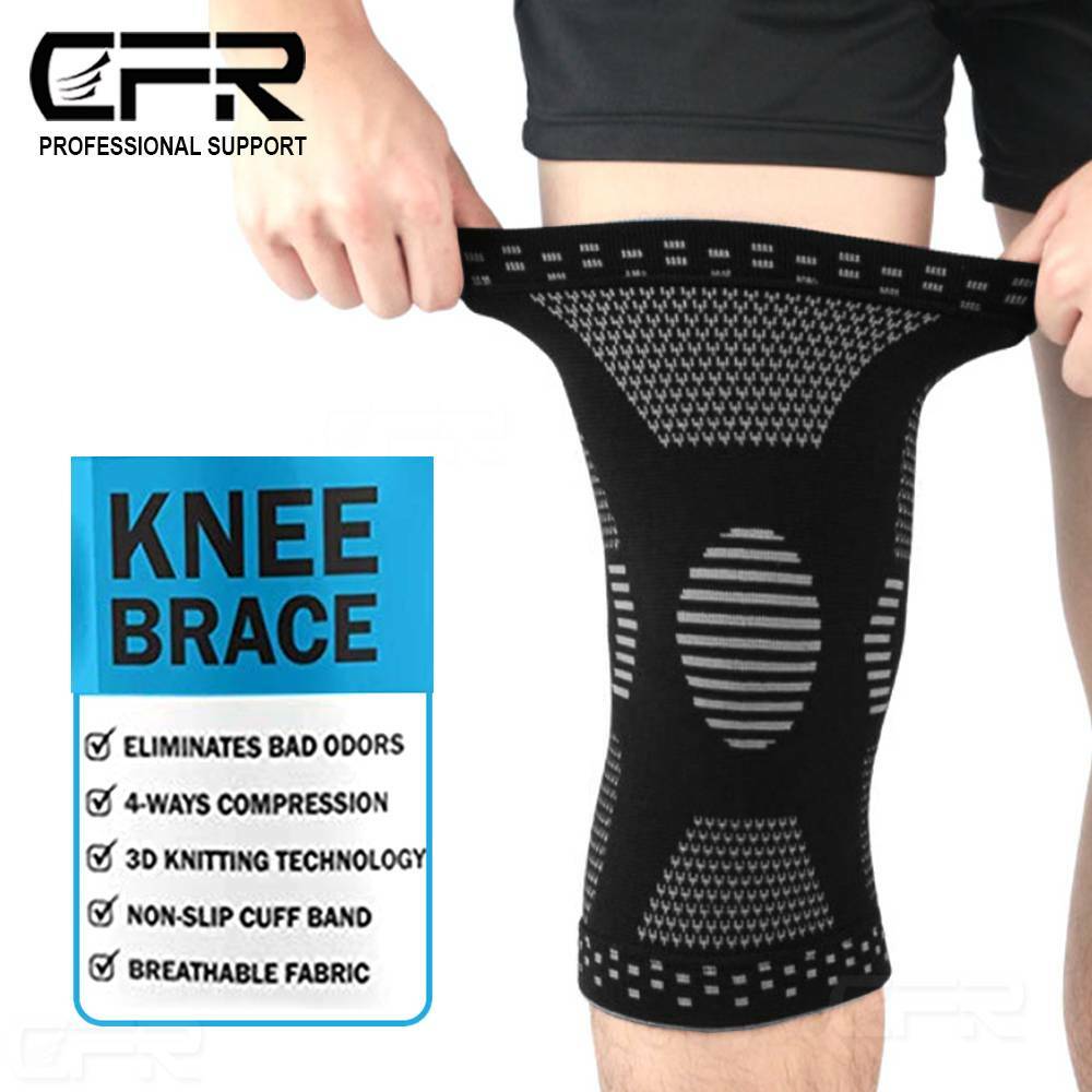 Knee Support Brace Copper Compression Sport Joint Pain Arthritis Relief Sleeves