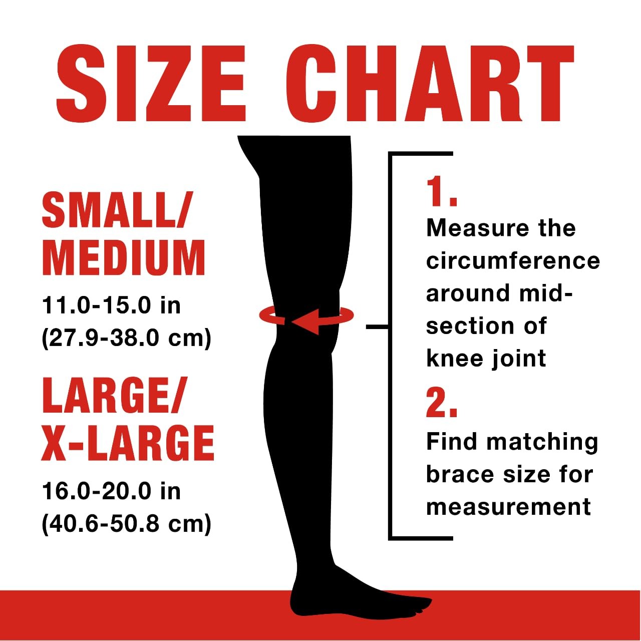 Brand Compression Knee Support Neoprene, Large/X- Large