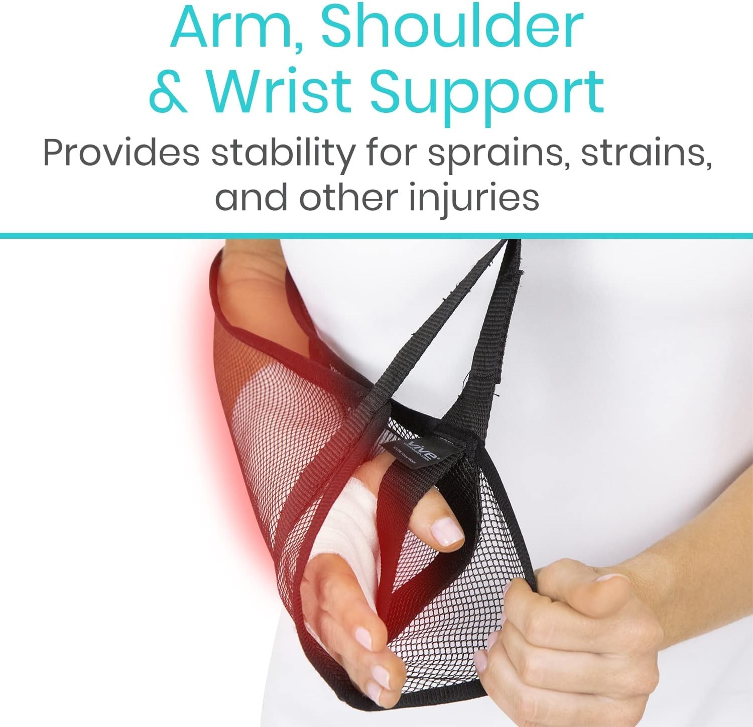 Vive Mesh Arm Sling for Shoulder Injury One Size – Mesh Brace for Torn Rotator C