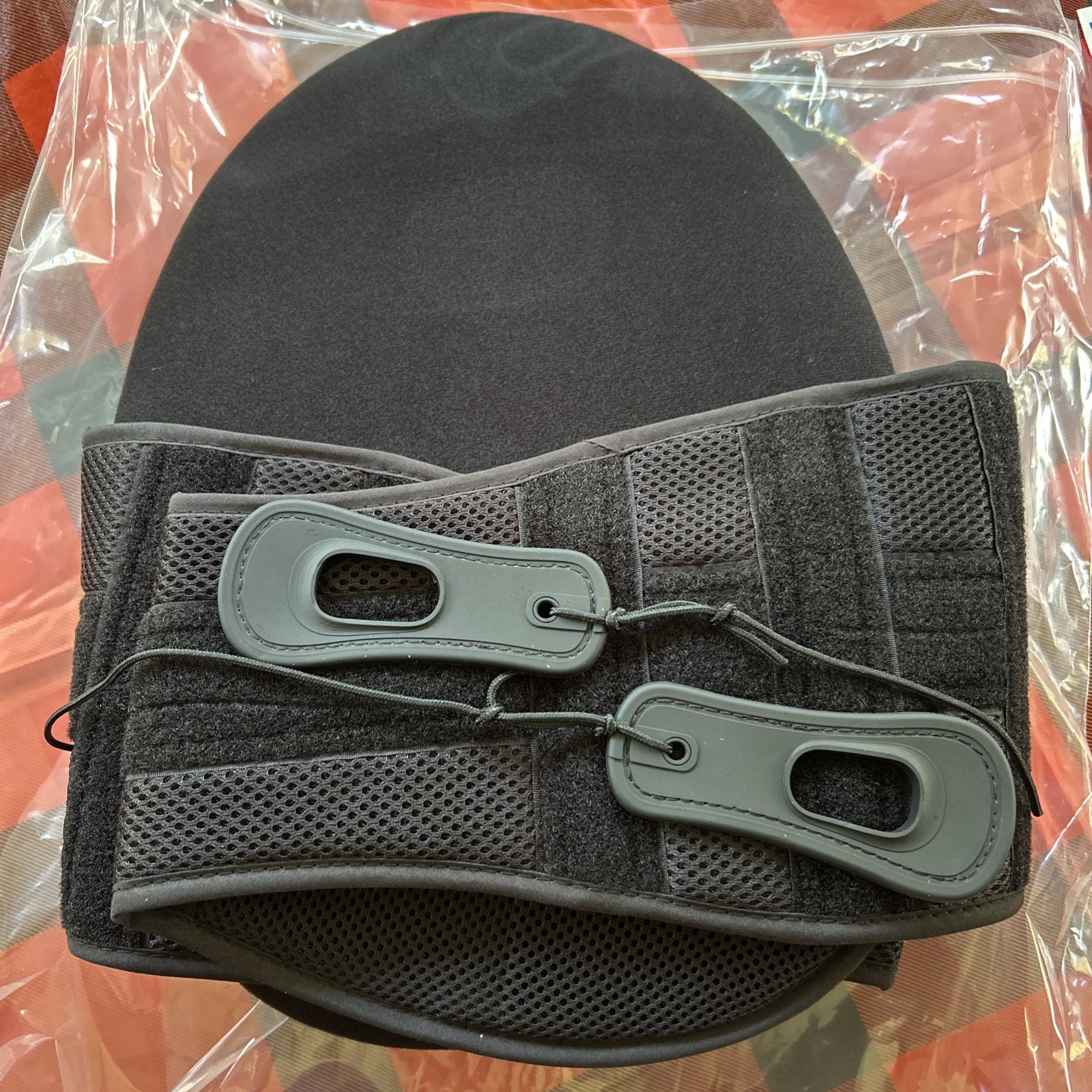 ISO Black Preferred Back Brace ISO-KN209 Lumbar Support Back Brace V NEW** XL