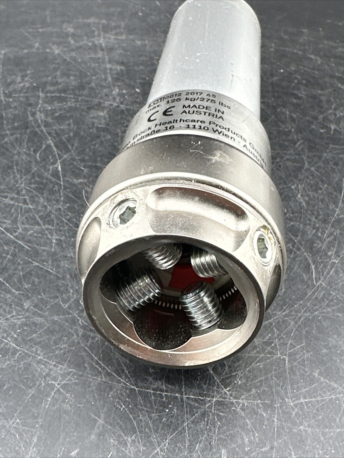 ottobock otto bock 2R67 tube adapter w/ torsion unit. prosthetic adapter