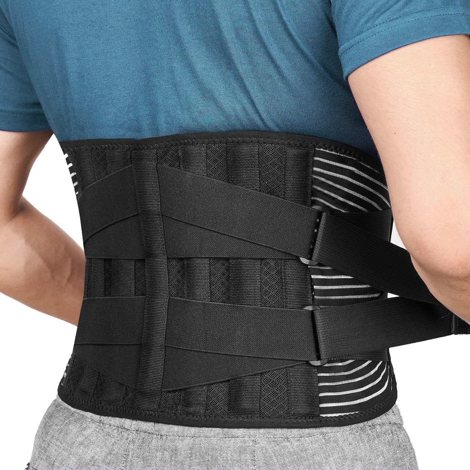 Adjustable Back Lumbar Support Belt Women Men Brace Spine Relaxed Decompression
