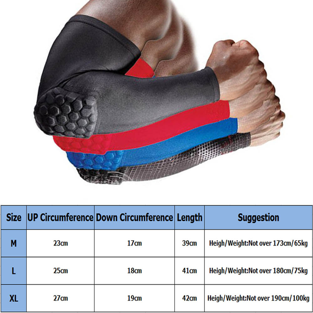 Elbow Brace Compression Support Sleeve Arthritis Tendonitis Padded Joint Pain US