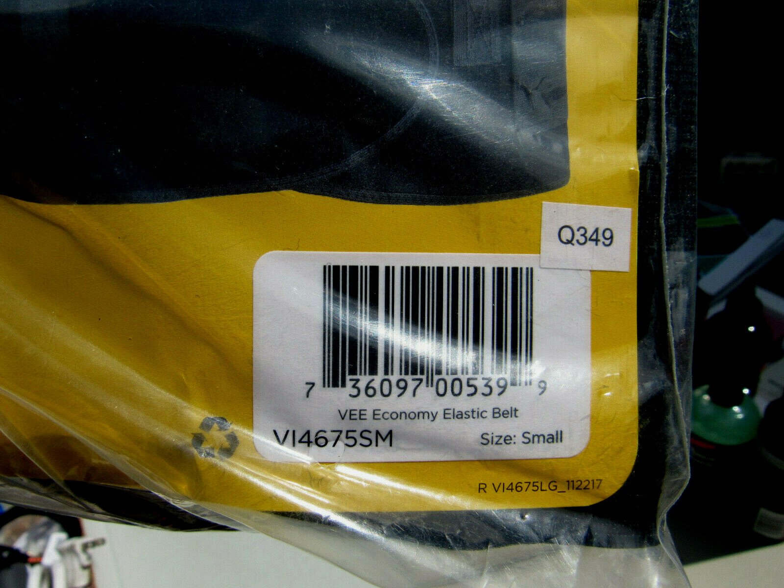 Valeo Economy Elastic Support Belt – Small – #VI4675SM – 26″ – 32″ Waist