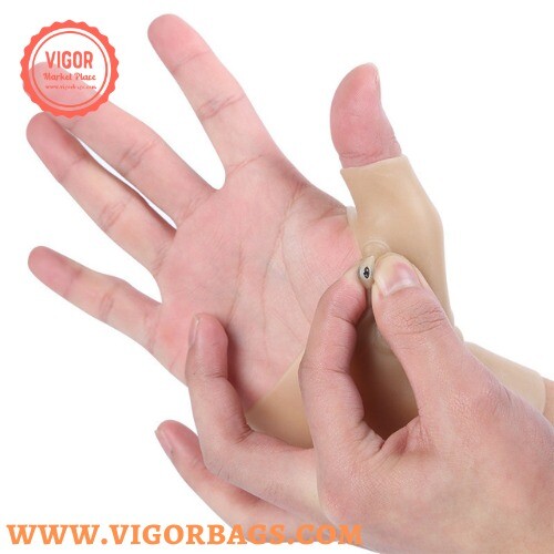 Magnetic Therapy Wrist Thumb Support Silicone Gel Arthritis Corrector Gloves