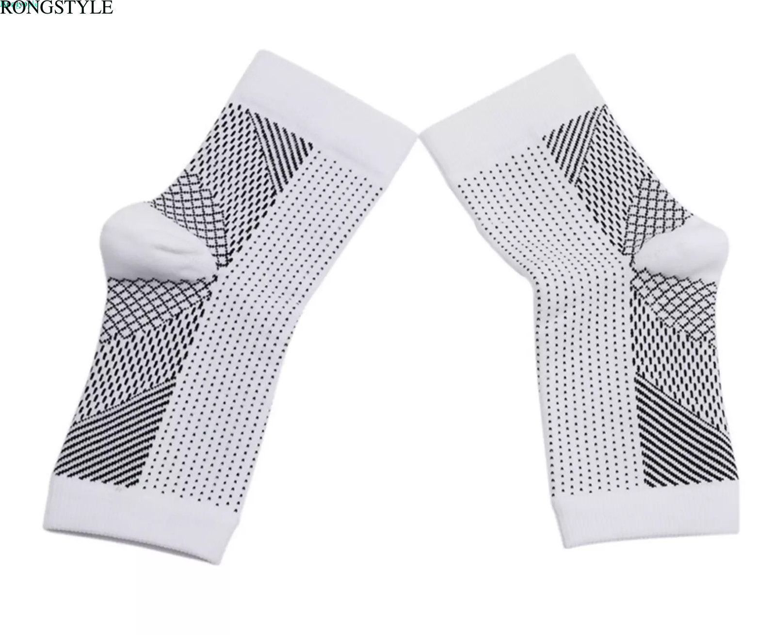 Copper Sleeve Compression Socks Plantar Fasciitis Foot Arch Ankle Support Brace