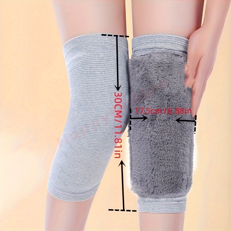 Winter Warm Knee Pads Women Men Elderly Cold Leg Arthritis Kneepad Knee Support