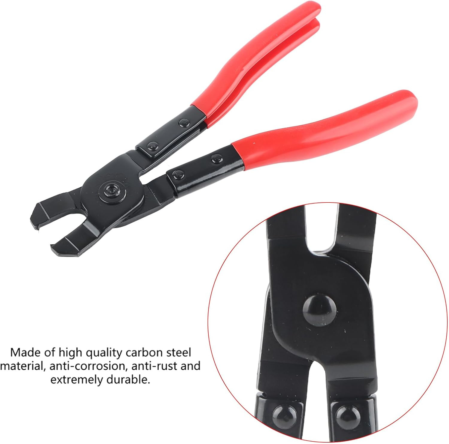 Carbon Steel Ear-type CV Boot Clamp Plier – All Earless Type CVJ Boot Clamps, 12